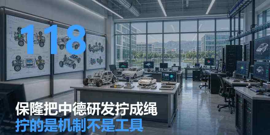 保隆把中德研发拧成一股绳：跨国协同，拧的是机制不是工具