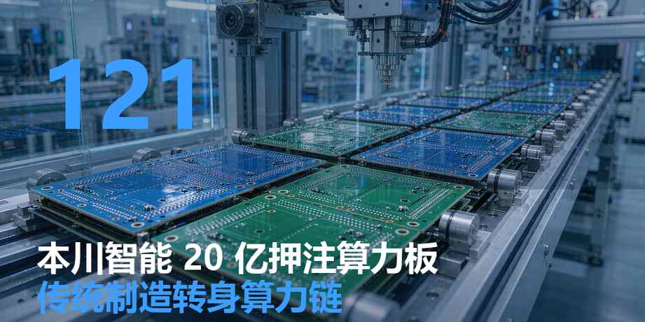 本川智能 20 亿押注 AI 算力板：传统制造转身算力供应链，卡的是位不是钱
