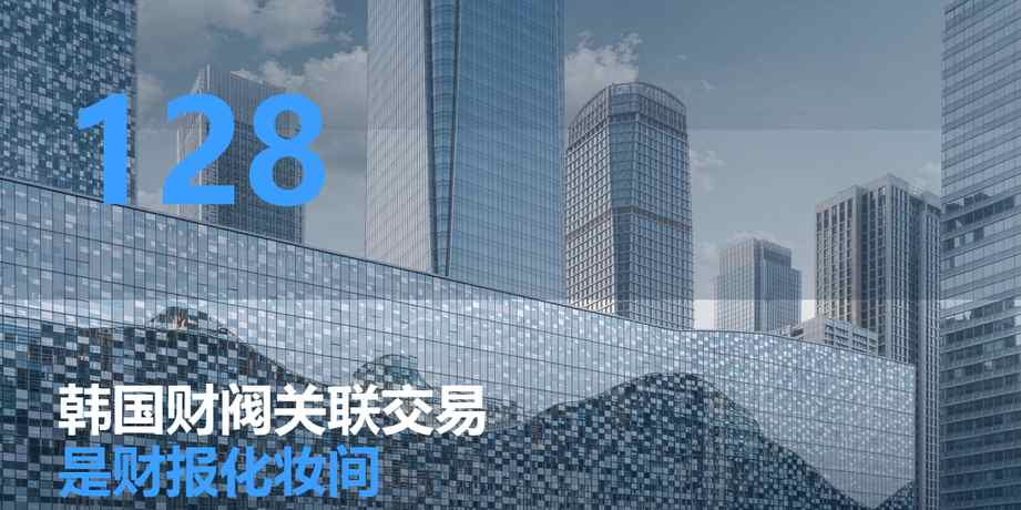 韩国财阀转一圈账：关联往来，是财报的化妆间