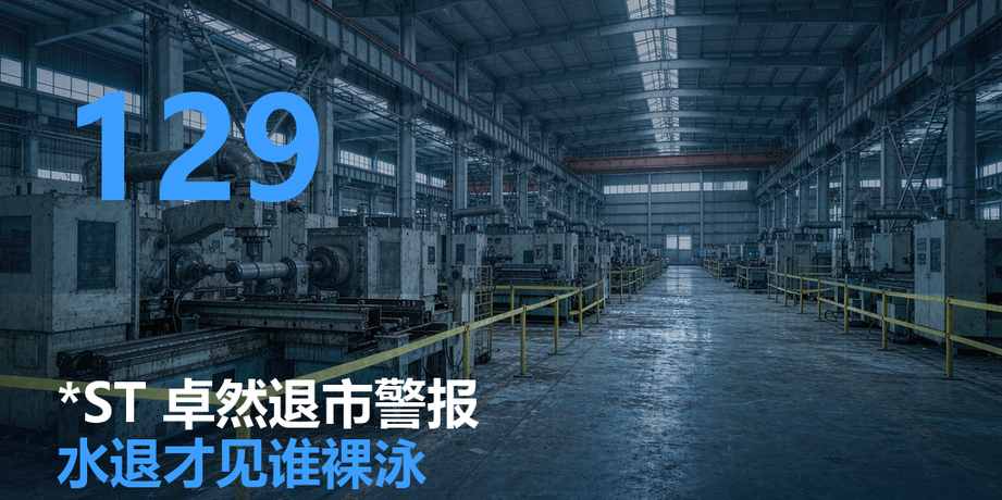 *ST 卓然退市警报：水退了，才看见谁在裸泳