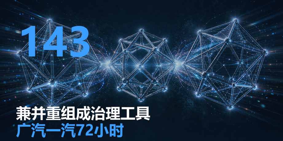 把「兼并重组」写进治理工具箱：广汽一汽72小时，给所有老板上了一课
