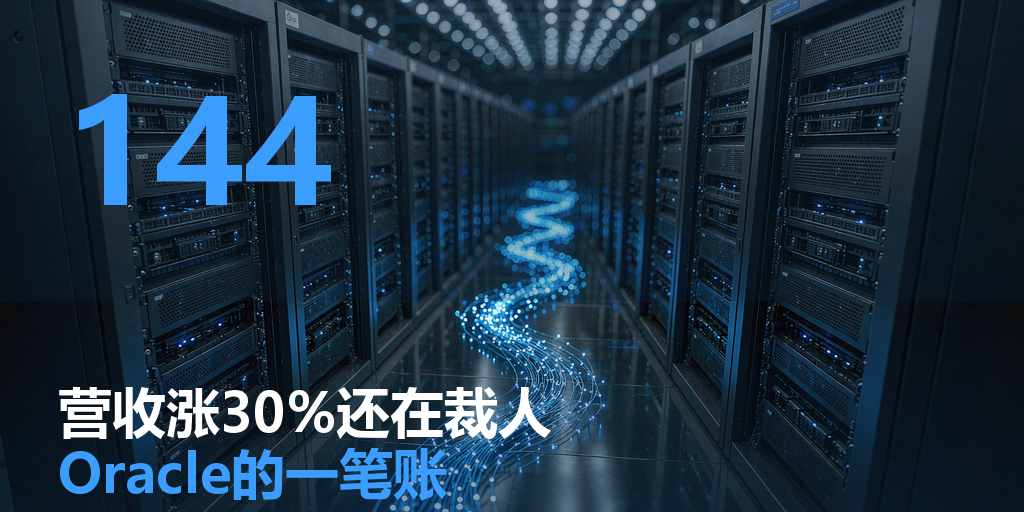 营收涨30%还在裁：Oracle给所有AI转型企业算的一笔账