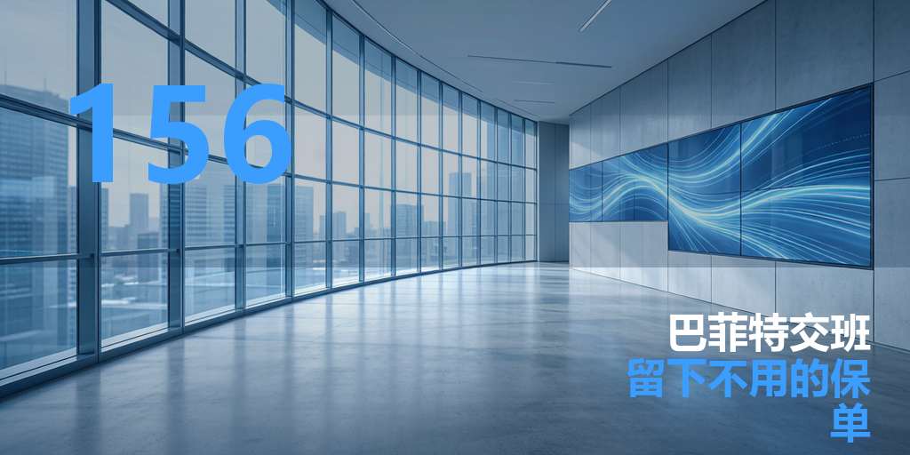 巴菲特交班，交出了「一份永远不用的保单」