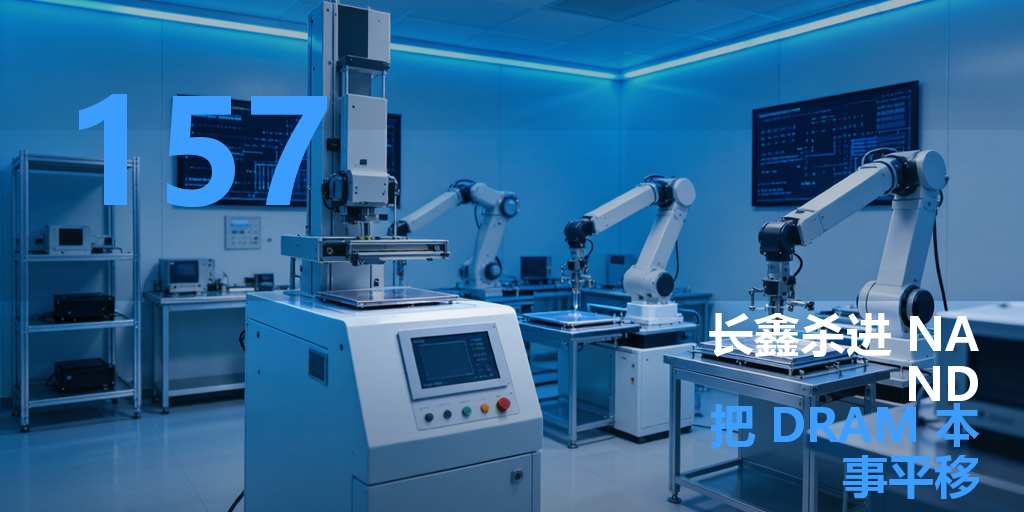 长鑫杀进 NAND：把 DRAM 上的本事，平移到新战场